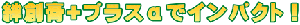 $Be+AO9Q(B+$B%W%i%9&A$G%$%s%Q%/%H!*(B